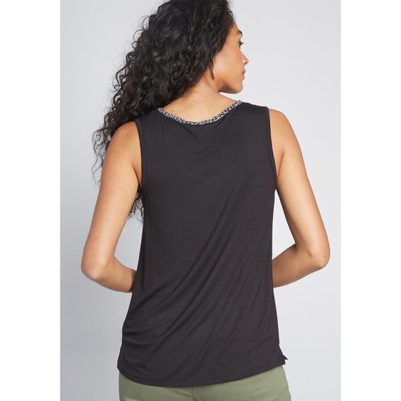 Modcloth | NWT Contrast in Action Knit Tank Top - Picture 3 of 13